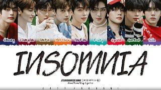 ZEROBASEONE (제로베이스원) - 'INSOMNIA' Lyrics [Color Coded_Han_Rom_Eng]