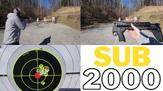 Kel-Tec Sub 2000 First Shots | It's hard to shoot!