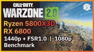 COD | Warzone 2.0 | Ryzen 5800X3D + ASUS RX 6800 | 1440P FSR Ultra Quality & 1080P Benchmark
