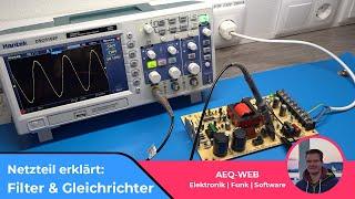 Schaltnetzteil einfach erklärt - Netzeingang, Netzfilter, Einschaltstrombegrenzer