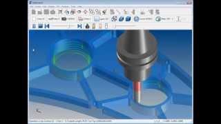 SURFCAM Tutorial - 2-Axis: Contour Ramping (New in SURFCAM 6)