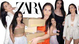 ZARA TRY ON HAUL / HUGE SPRING 2021 / MUST HAVES / ZARA NEW INS - Ft. Famous Tiktok Jeans!