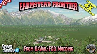 AMAZING NEW SURVIVAL/START FROM SCRATCH MAP! - Farmstead Frontier Map Tour - Farming Simulator 22