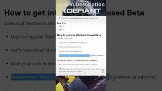 How to get and download closed beta for XDefiant