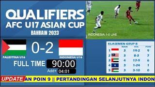 LIVE SCORE: PALESTINA U16 VS INDONESIA U16