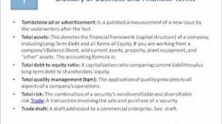 Glossary of Business and Financial Terms - T U