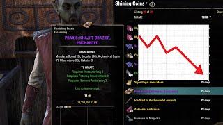 ESO rarest and priciest blueprint ingame now common - another secret loot drop change of U41!