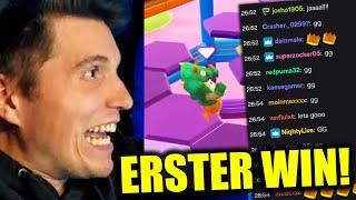 Mein erster Fall Guys Win im LIVESTREAM!