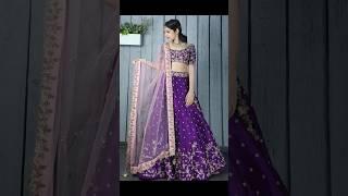 10 Partywear Purple Lehenga design#lehengadesign #partywear#haryanvisong #shorts#youtubeshorts#komal