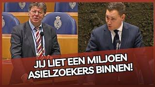 PVV'er Dijck pakt VVD'er aan! VVD liet een MILJOEN asielzoekers binnen!