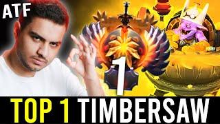 THIS IS HOW 14,000 MMR PLAYS TIMBERSAW.. - ATF MASTERCLASS!