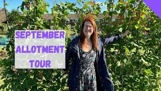 September Allotment Tour - Allotment Gardening For Beginners UK