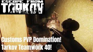 Customs Combat Compilation 2023 - Tarkov Teamwork 40