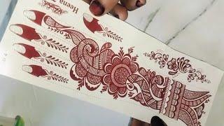 Sticker वाली मेहंदी की डिज़ाइन || How to use Henna Stickers || Review || link