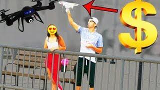 DRONE GOLD DIGGER PRANK (GOLD DIGGER EXPOSED)