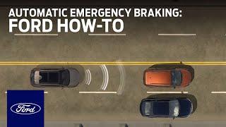 Pre-Collision Assist With Automatic Emergency Braking | Ford How-To | Ford