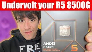 Undervolt your Ryzen 5 8500G for more FPS and Lower Temperature!