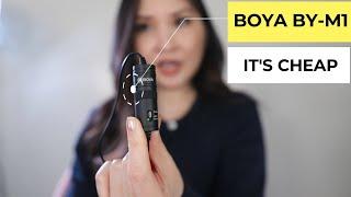 Boya By-M1 Review - Best Lavalier Mic 2021 - Best Microphone for Canon DSLR