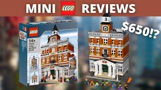 10224 Modular Town Hall - ULTRA RARE LEGO 2012 MINI Set Review!