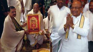 Garikipati Narasimha Rao Visits Vijayawada Indrakeeladri Temple | Manastars