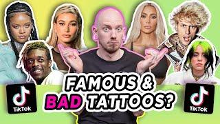 CELEBRITY TIKTOK TATTOOS | Tattoo Critiques | Pony Lawson