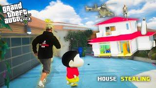 Gta 5:Franklin & Shinchan Rescue Shinchan House From Granny In Gta5.!As Gaming Malayalam