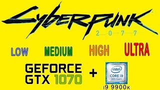 GTX 1070 in Cyberpunk 2077 | Benchmark All Graphics Setting