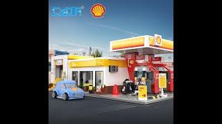 CaDA Shell Gas Station Small Building Scene Creator- C66027