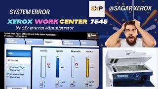 Xerox 7545 Toner Supply Problem ( Chip )