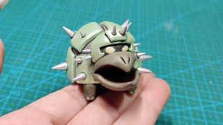 Clay Art| 手工自製飢荒坦克龜軟陶泥教學 Sculpting Don't Starve Tortank - Polymer Clay (Fimo) Tutorial【非人協會軟陶手工Clay】