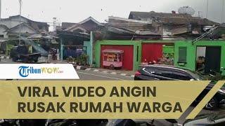 Viral Video Puting Beliung Terjang Belasan Rumah di Parakan Temanggung hingga Rusak Parah