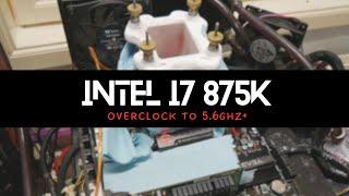 EVGA P55 Classified First Time on LN2 - Intel i7 875K Overclocked to 5.6GHz+