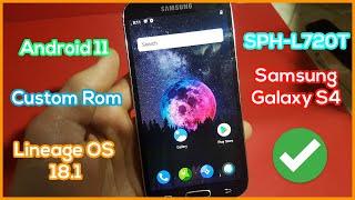 Install Lineage OS 18.1 on Samsung S4 SPH-L720T - Custom Rom Android 11