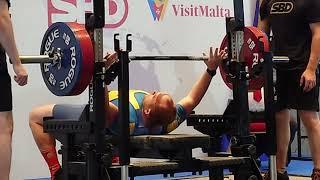 Josef Eriksson Européen Bench Press Championship 2024