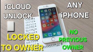 iCloud Locked to Owner Unlock Any iPhone without Previous Owner