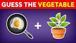 Can You Guess The VEGETABLE by Emoji? ️  Monkey Quiz