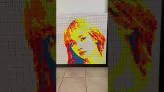 Blackpink Lisa Rubik’s cube mosaic 