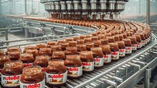 How Nutella Is Made In Factory? Bulk Production Of Chocolate Spread Using Advanced Machines
