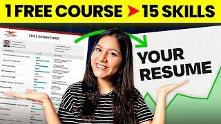 BOOST Your Resume  FREE Course + Certificate for Freshers