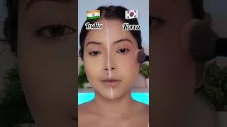 Indian Vs Korean Makeup Challenge| #shorts | SUGAR Cosmetics