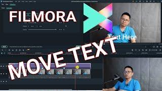 Filmora X text effects - Moving text on video with motion tracking and keyframing in Filmora X