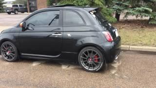 Fiat 500 abarth catless start and takeoff