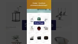 Furbar - Furniture eCommerce Bootstrap 5 Template #ecommerce #bootstraptemplate