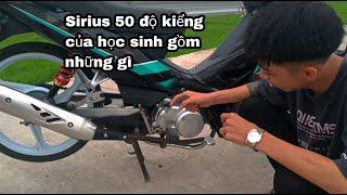 Review xe sirius 50 độ kiểng của học sinh lớp 10