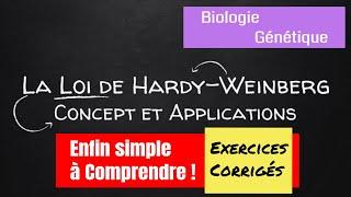 Cours (TD) Biologie Génétique - Principe Hardy Weinberg - USTHB