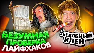 ПРОВЕРКА Безумных ЛАЙФХАКОВ Для ШКОЛЫ !