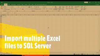 Import multiple Excel files into SQL Server without SSIS