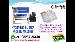 Hydraulic Blister Packing Machine