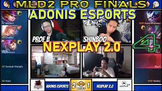 NEXPLAY 2 0 VS ADONIS ESPORTS GAME#4 MLD2 PRO FINALS #1