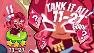 Can't Dodge? Just Tank! How to Beat 11-27 (Guide) | Cookie Run Kingdom